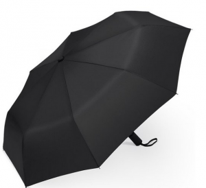 Klassischer schwarzer PLEMO Regenschirm